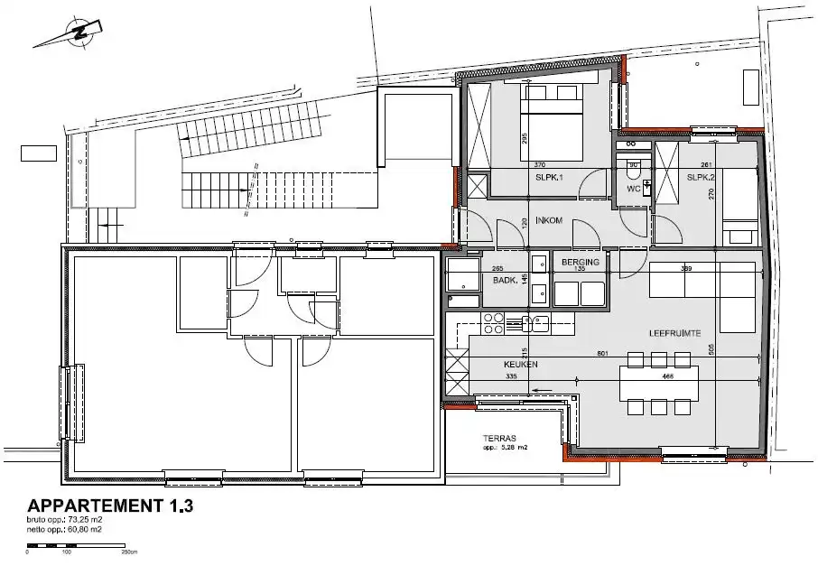 Exclusief, lichtrijk appartement (2 slpks)+ zonnig terras foto 2