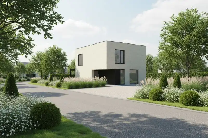 Nieuw te bouwen alleenstaande woning te Astene. foto {{pictureIndex}}