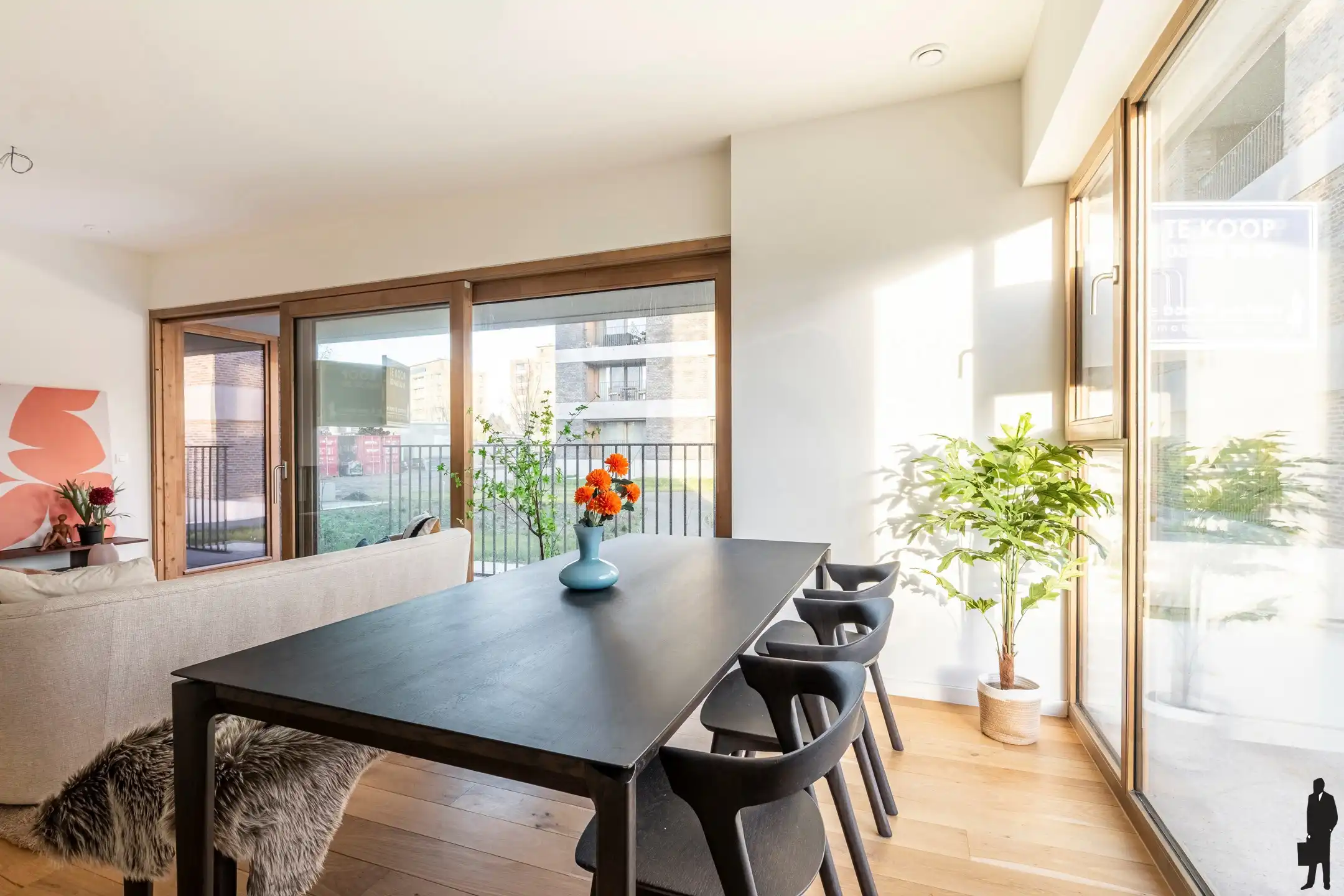 Gelijkvloers app met tuin in prestigieus project in Wilrijk foto 9