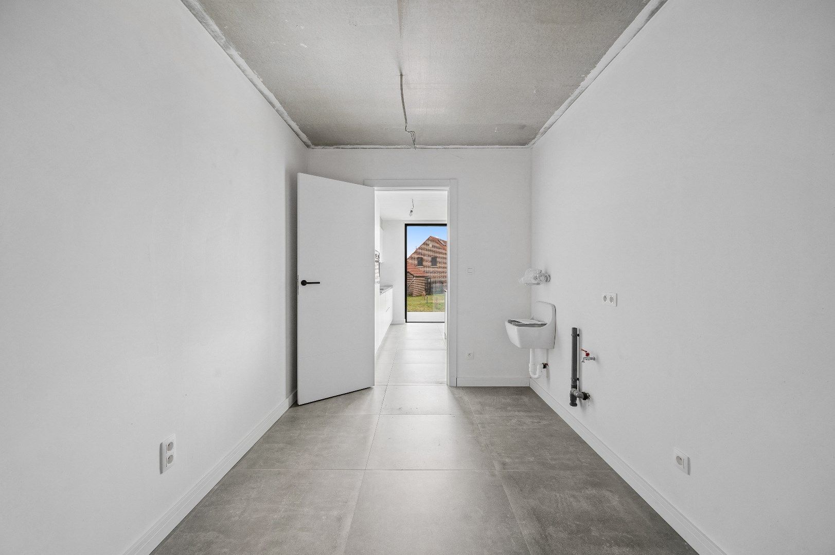 Nieuwbouw halfopen bebouwing (EPC A) met tuin, terras en garage foto 12