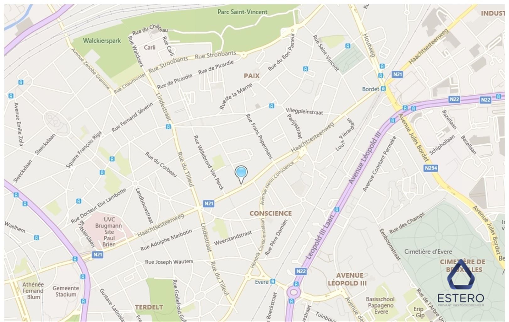 Moderne studio met terras en ondergrondse parking foto 10