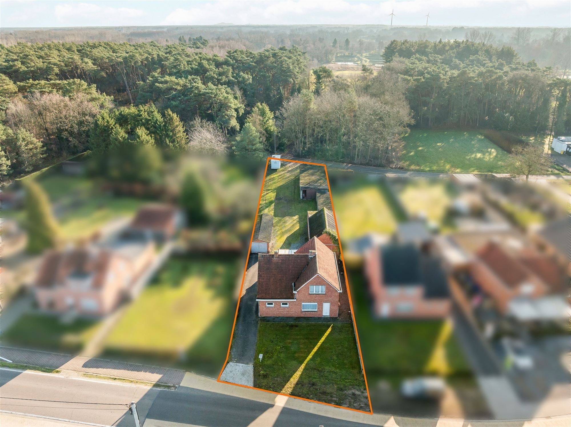 WONING TEGEN NATUURGEBIED OP ZUIDGERICHT PERCEEL foto 24