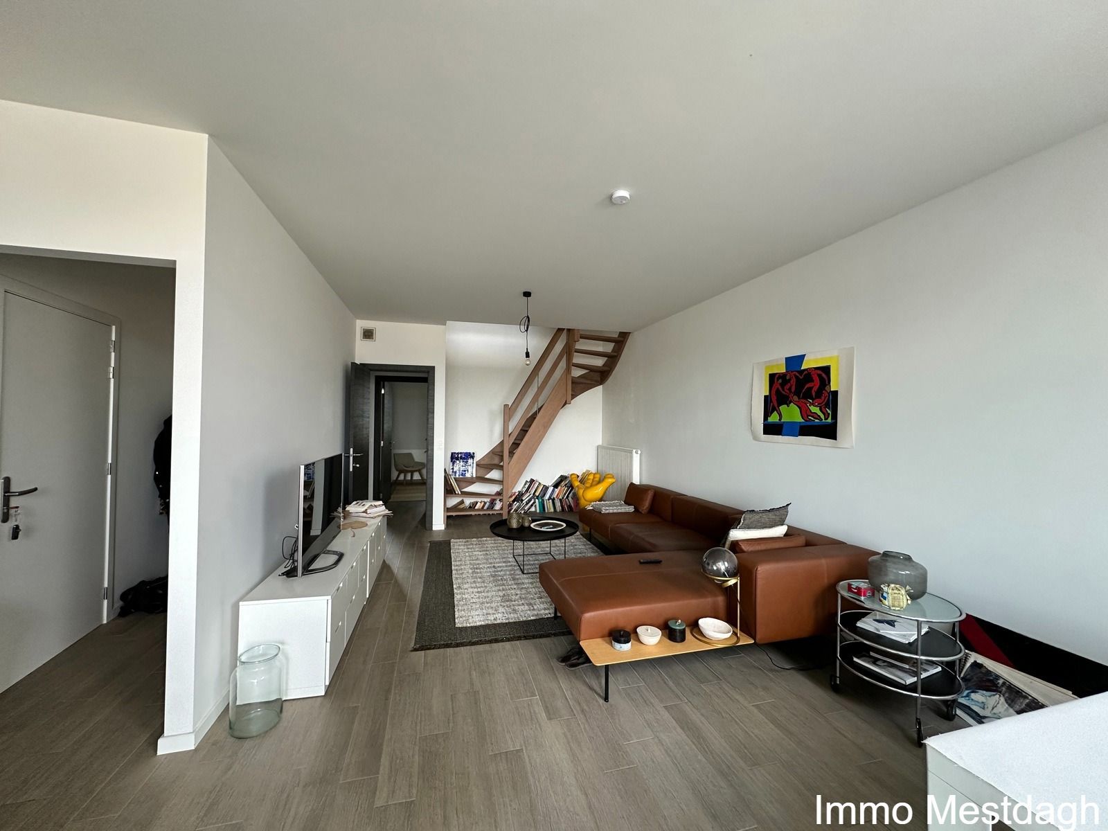 Duplex appartement op bovenste verdieping met terras & 3 slaapkamers in centrum Diest. foto 2