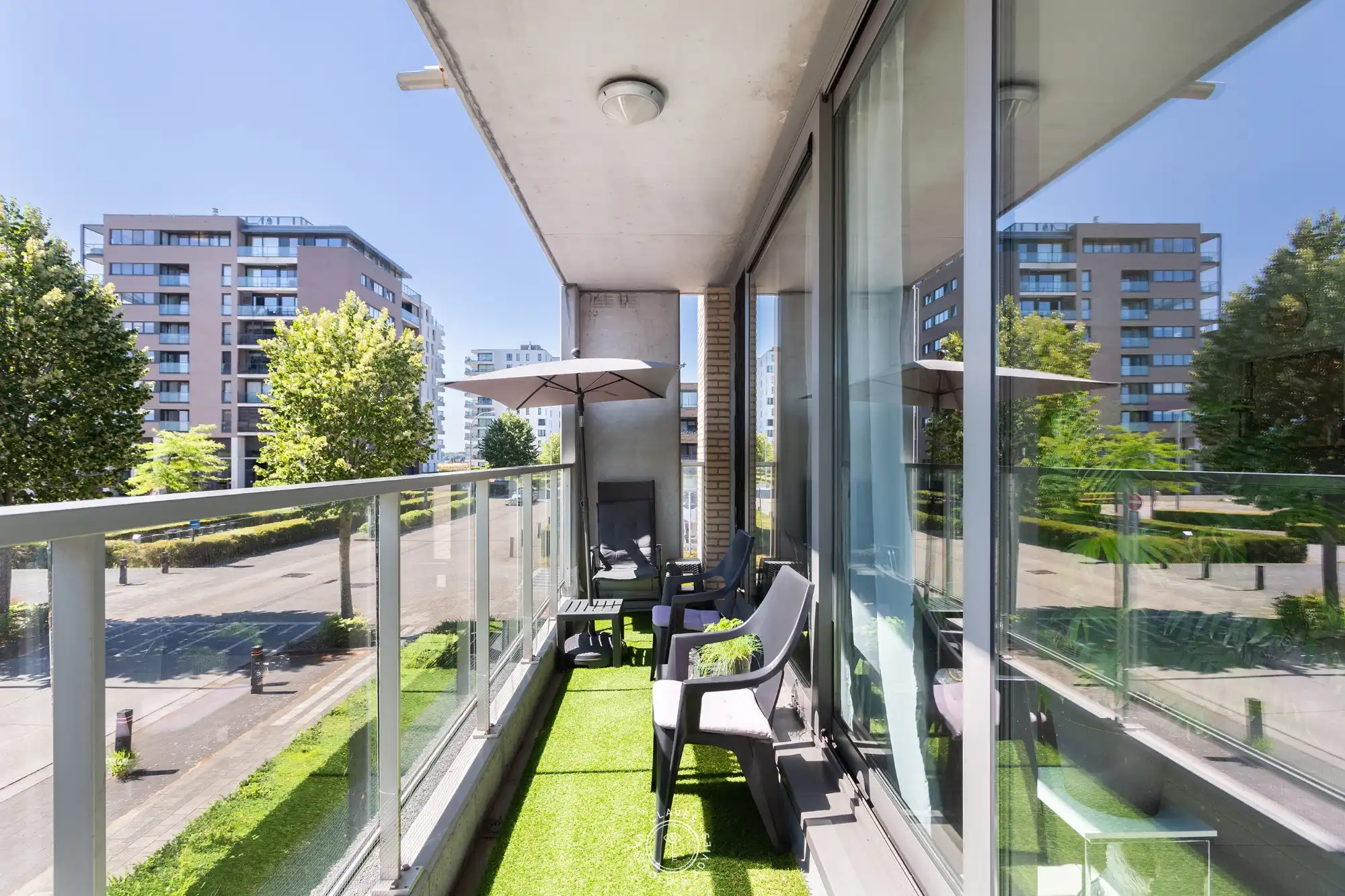 Goed gelegen appartement met terras, autostaanplaats en Scheldezicht foto 9