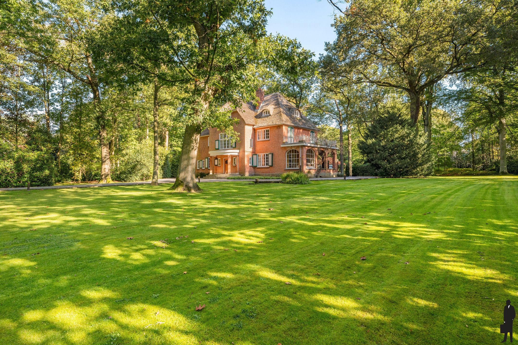 In Vriesdonk, rietgedekte karaktervolle villa met authentieke elementen, prachtige parktuin, hoge plafonds en veel verbouwingspotentieel!  Grondoppervlakte  is ca. 9127m². foto 23