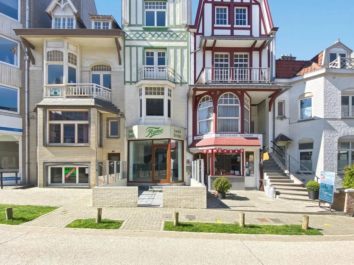 Goed gelegen gebouw op 117m² te De Panne bestaande uit een handelsruimte en woonst.  foto 2