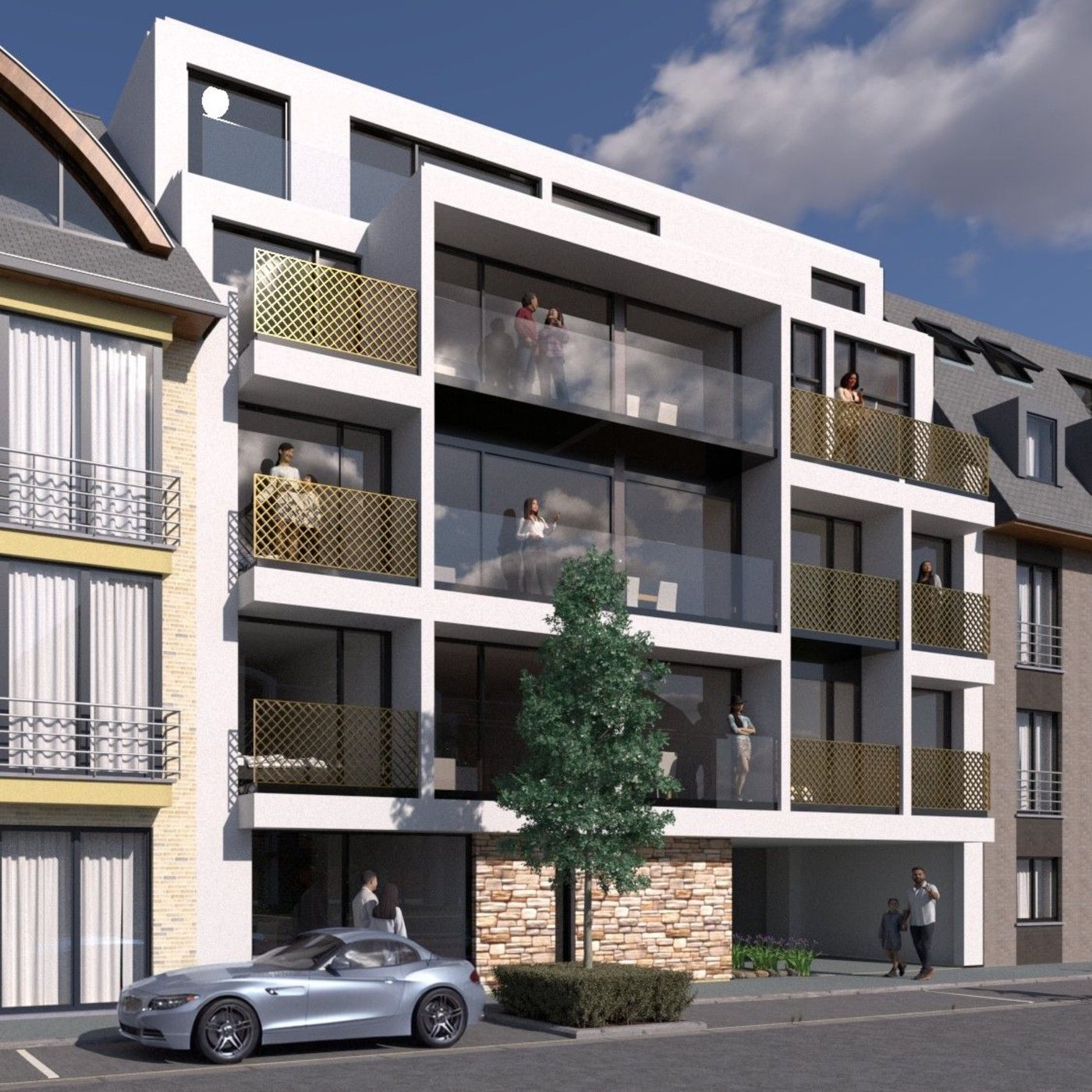 Res. Lilium – Nieuwbouwproject met garages in Westende foto {{pictureIndex}}