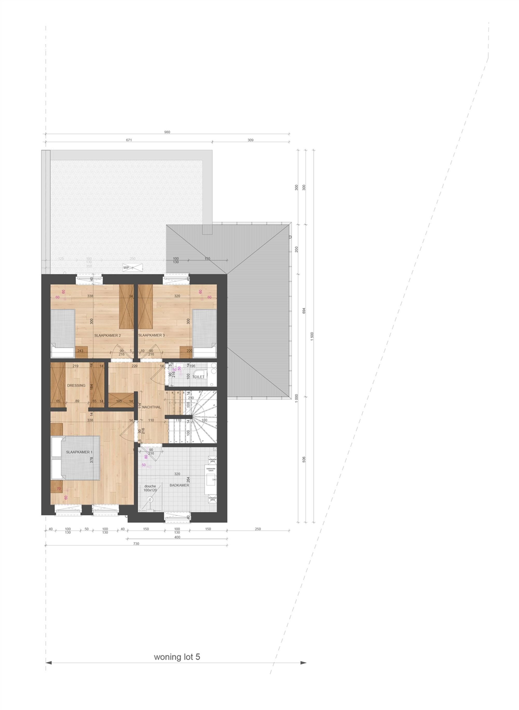 NIEUWBOUWWONING MET 3 SLAAPKAMERS EN INPANDIGE GARAGE UITERST CENTRAAL DOCH RUSTIG GELEGEN TE ZONHOVEN foto 9