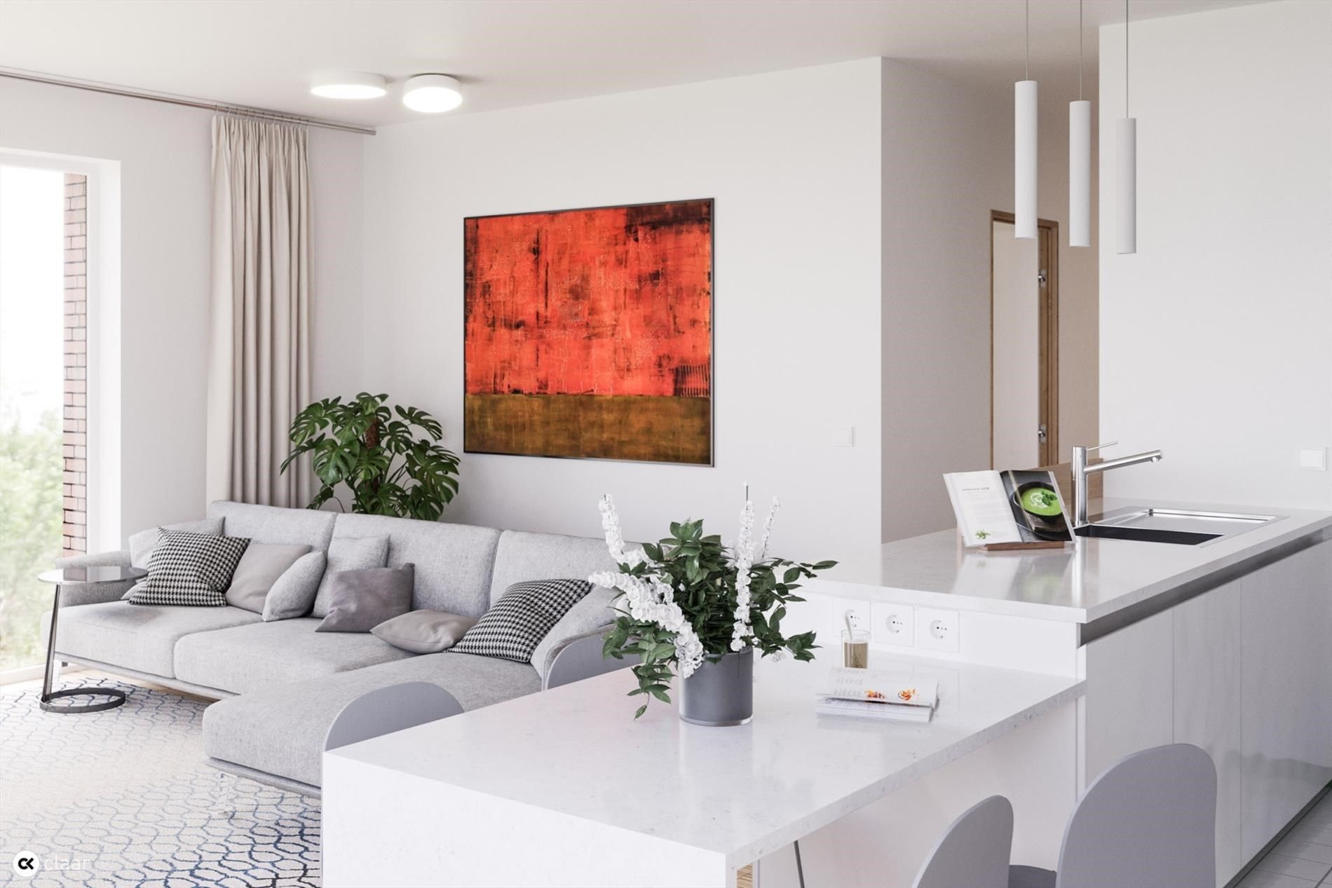 StJorisWinge - penthouse 91 m2 met 2 slks én 2 terrassen 30m2 (apt 188/201) foto 9