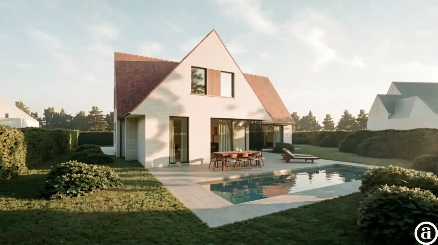 Nieuwbouwvilla op een terrein van 1.097 m² gelegen in een rustige en residentiële omgeving. foto 2
