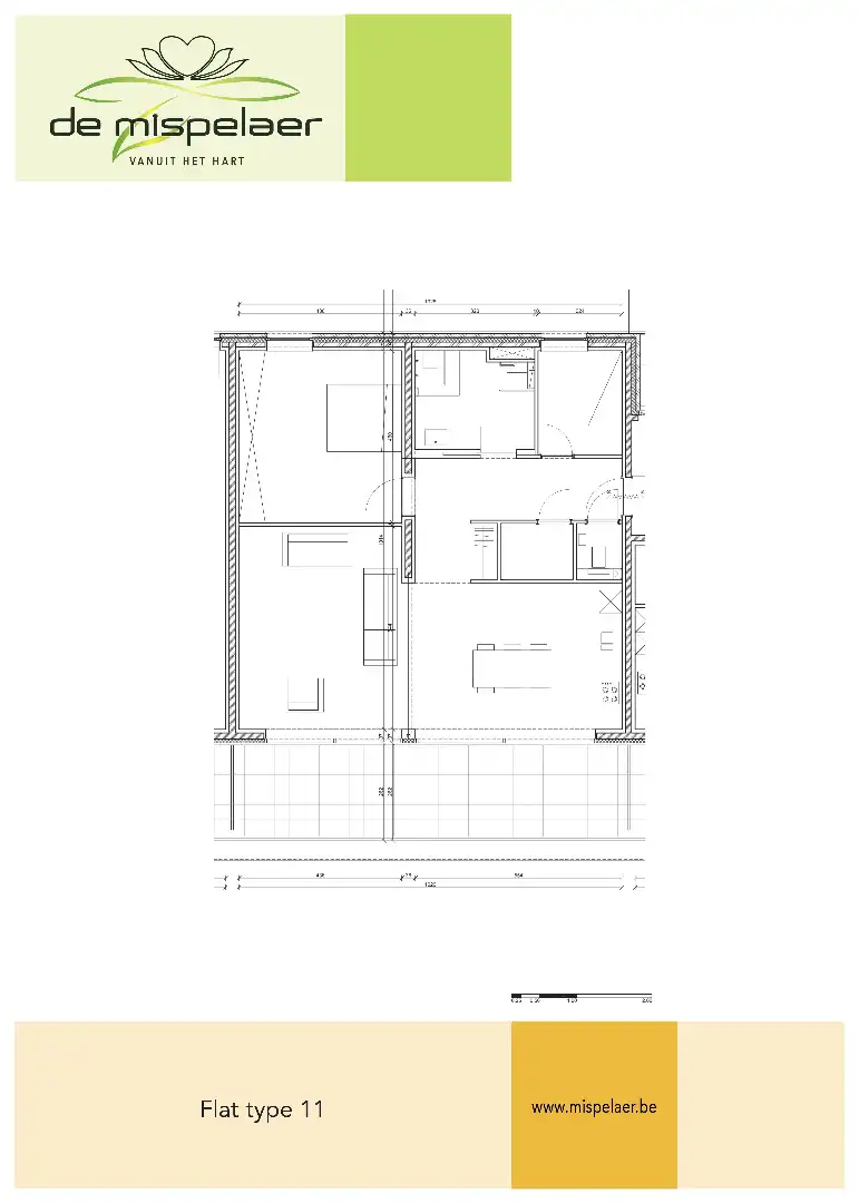 Nieuwbouwappartement van 116,61m² met één slaapkamer foto 11