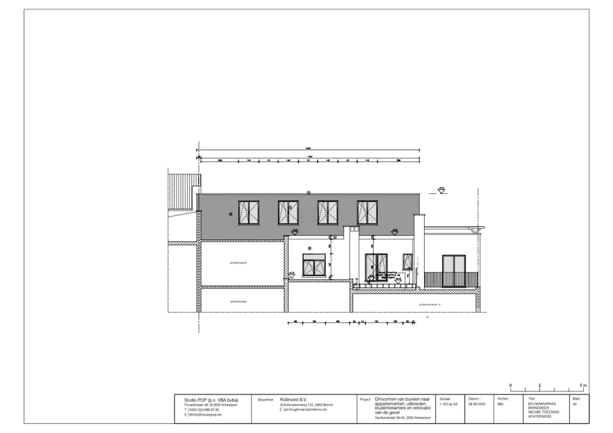 Nieuwbouw Opbrengsteigendom, 6 Studentenkamers op Toplocatie foto 12