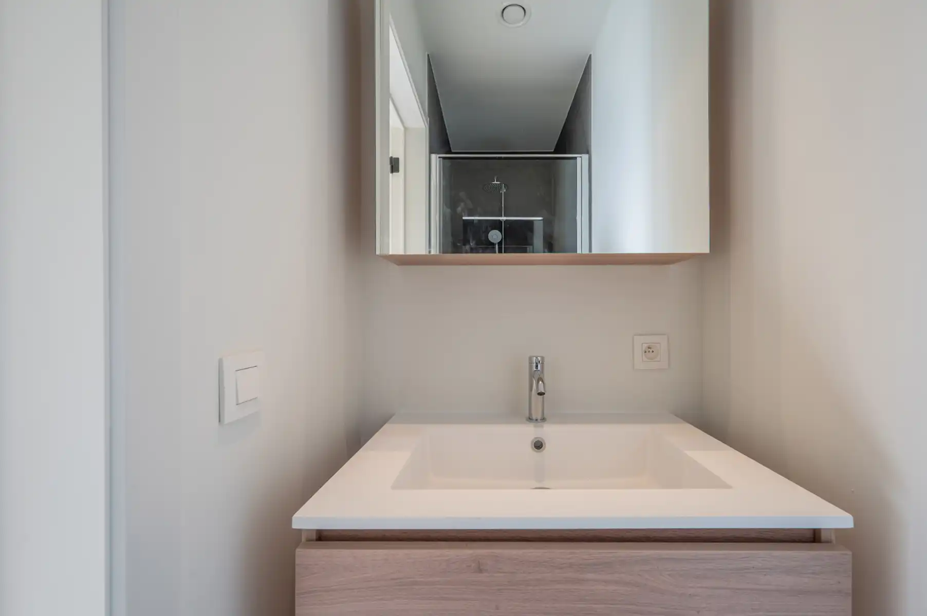 Nieuwbouw - ongemeubelde koppelvilla in rustige,  residentiële wijk te Knokke-Heist  foto 25