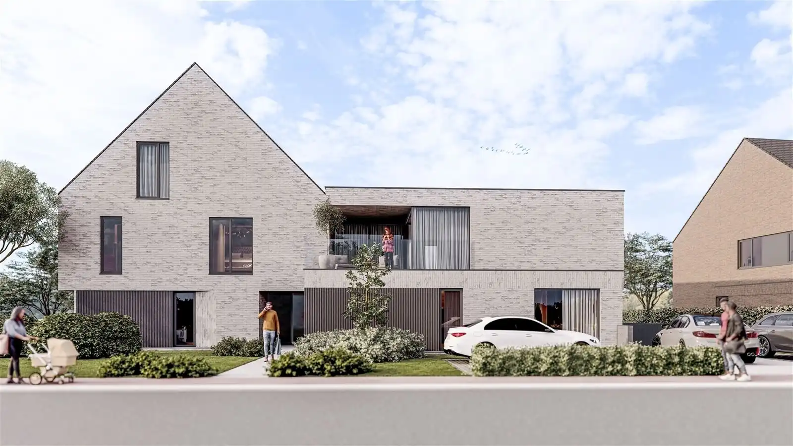 Appartement met 2 slaapkamers en, deels overdekt ruim terras. (A04)  foto 3