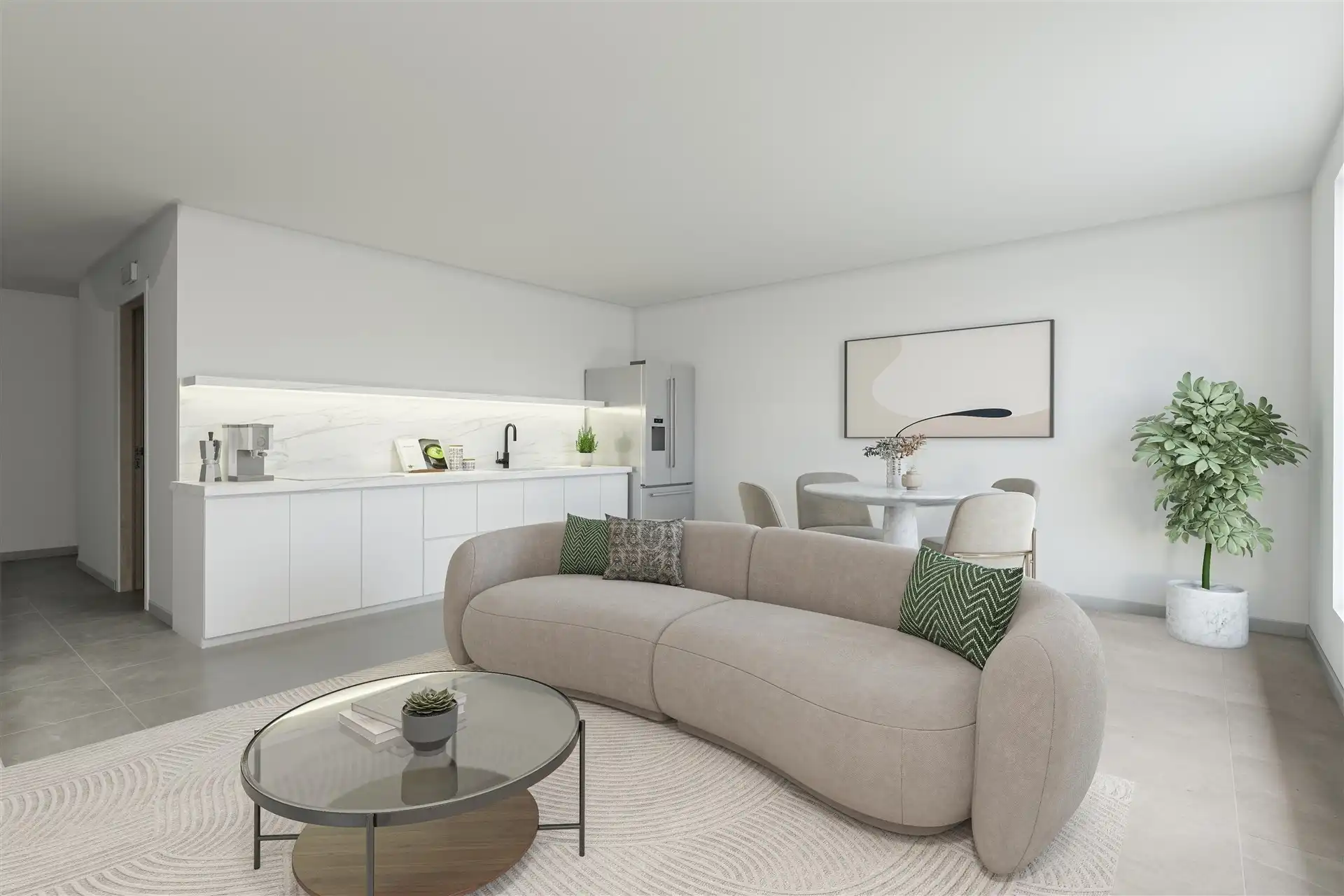 Appartement met staanplaats. (prijs excl. kosten) (mogelijk aan 6% BTW) foto 2