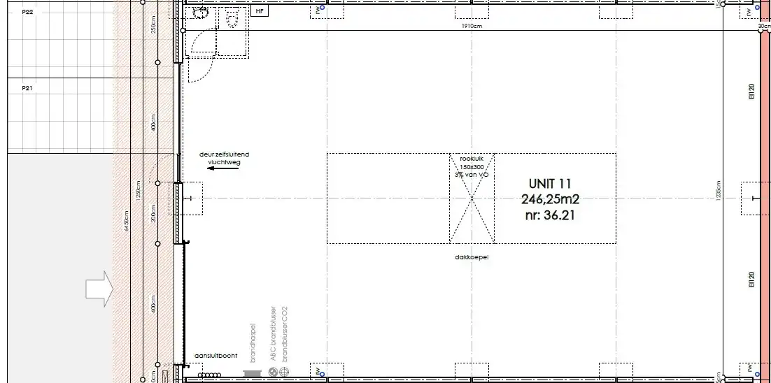 Loods te koop – 246 m² met 2 parkeerplaatsen inbegrepen op de industriezone te Ichtegem foto 8