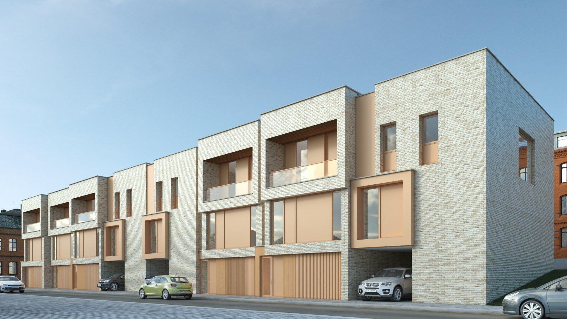 Sleutel-op-deur afgewerkt nieuwbouw stadwoning met 3 slaapkamers, tuin en parking te centrum  foto 2