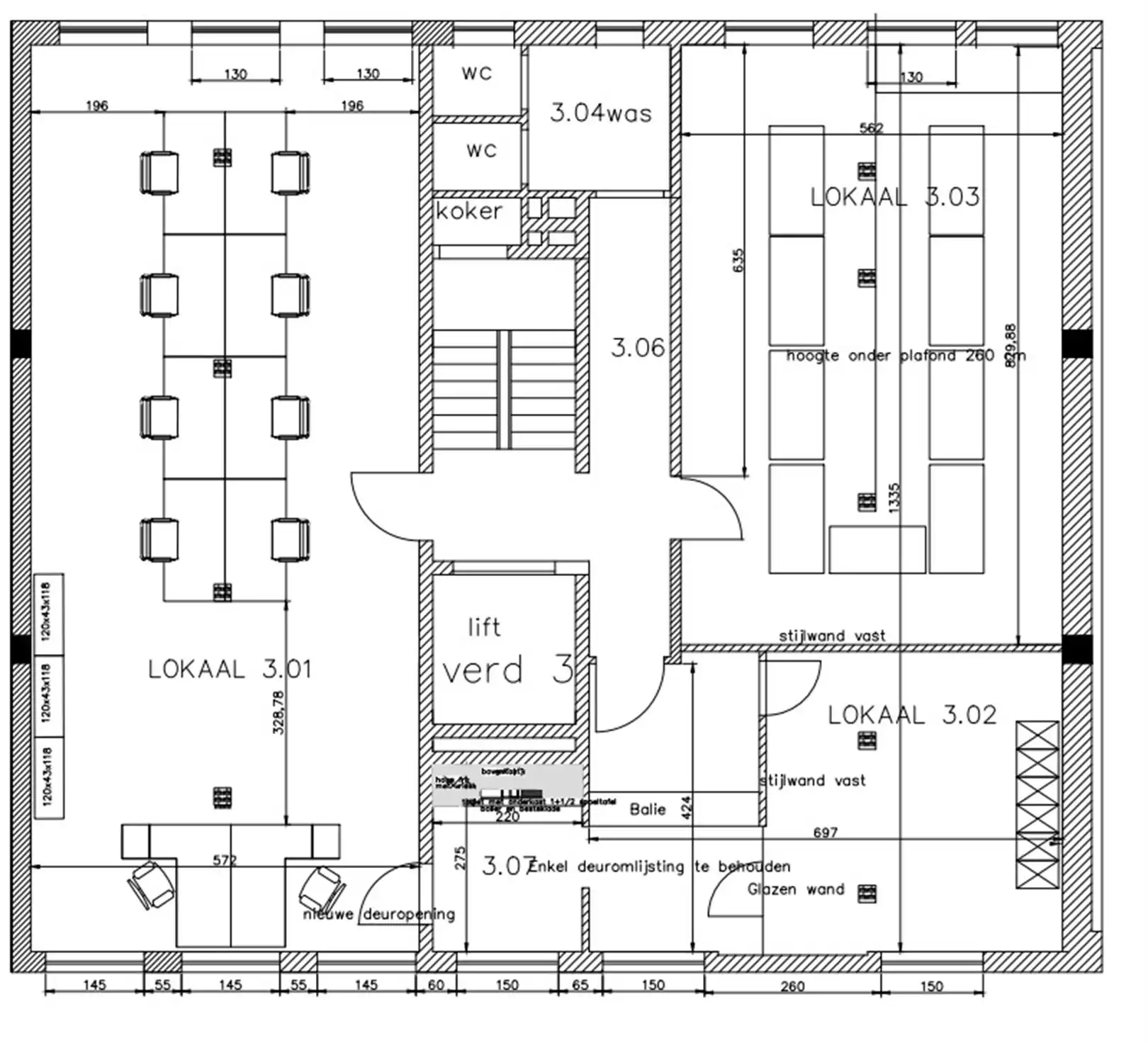 Kantoor op toplocatie met parkeerplaatsen centrum Kortrijk foto 11