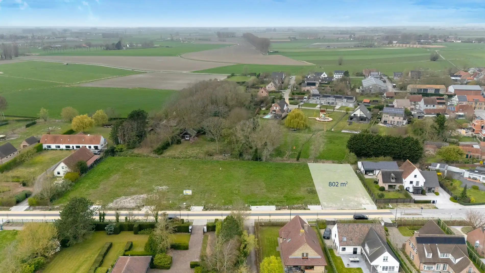 Bouwgrond (802 m²) met vergunning voor een alleenstaande villa  foto 2