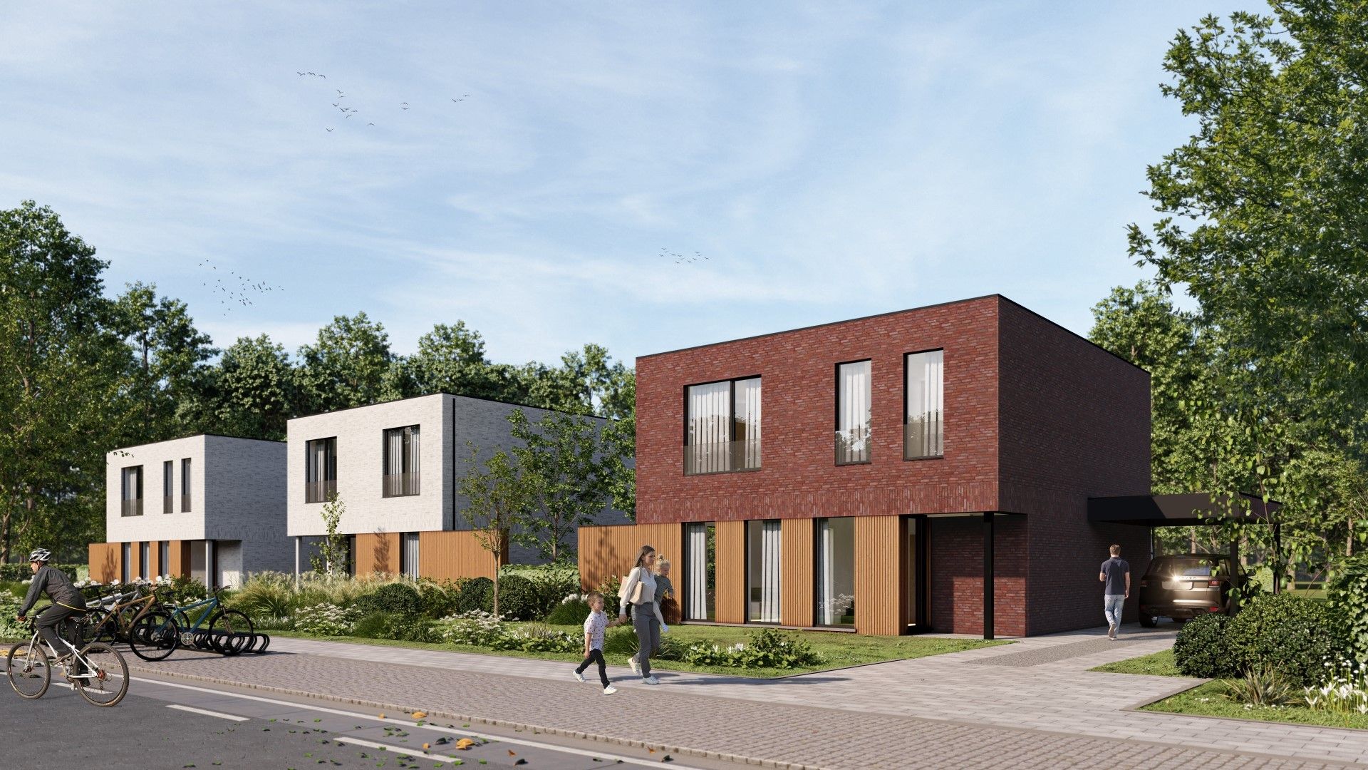 Energiezuinige open bebouwing met zongerichte tuin foto 5