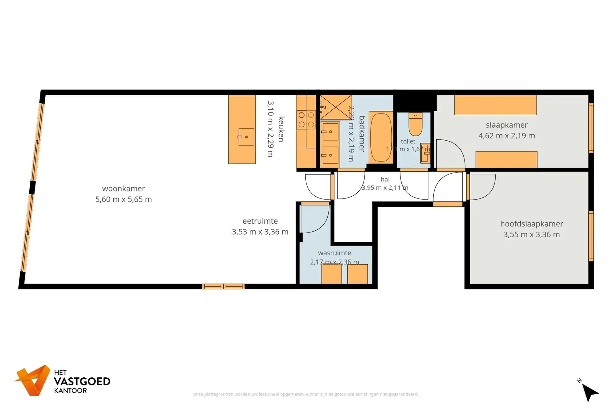GELIJKVLOERS APPARTEMENT IN CENTRUM INCLUSIEF GARAGE foto 16