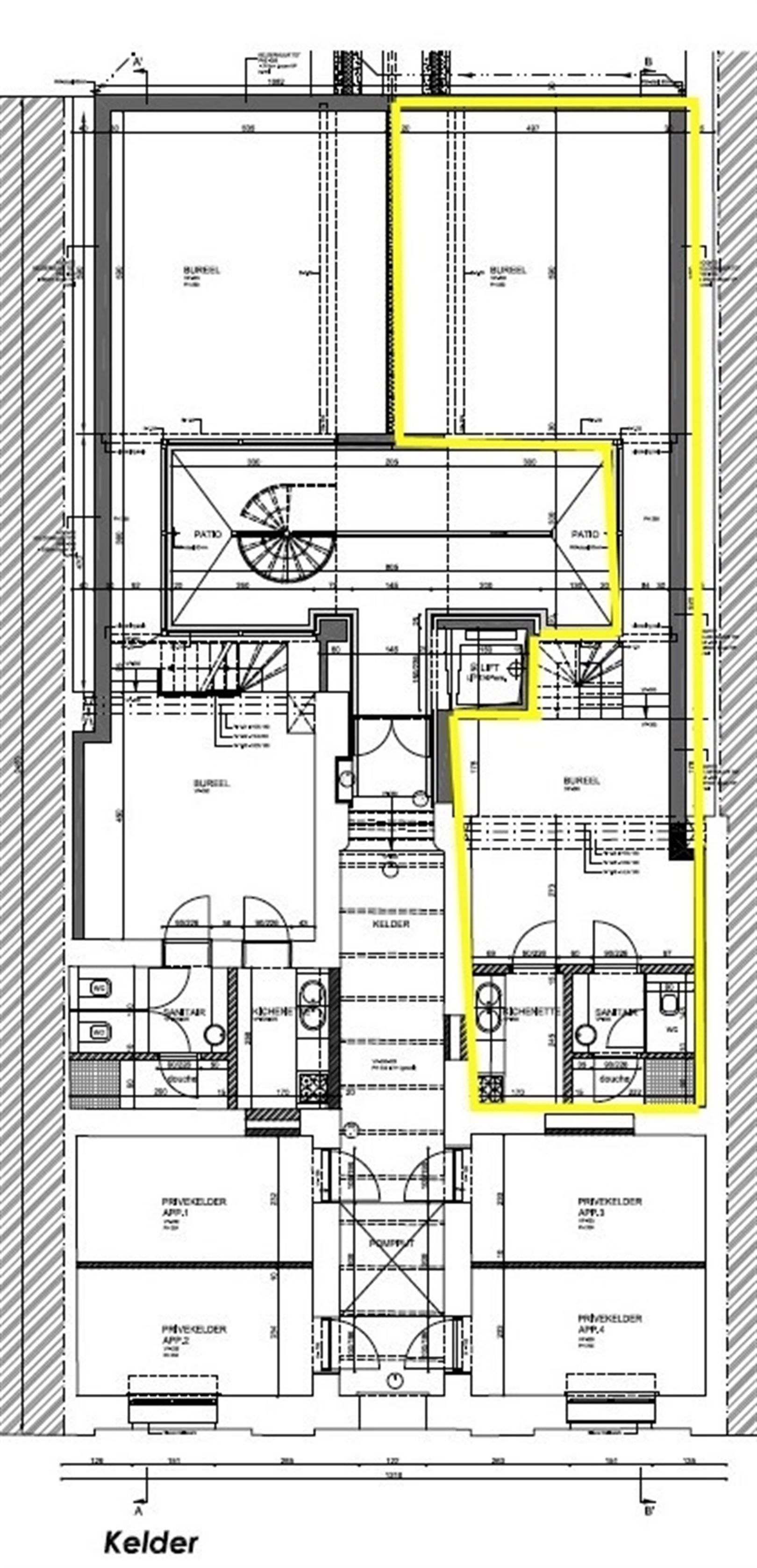 Kantoor van 125 m² in karaktervol herenhuis Gent Zuid  foto 16