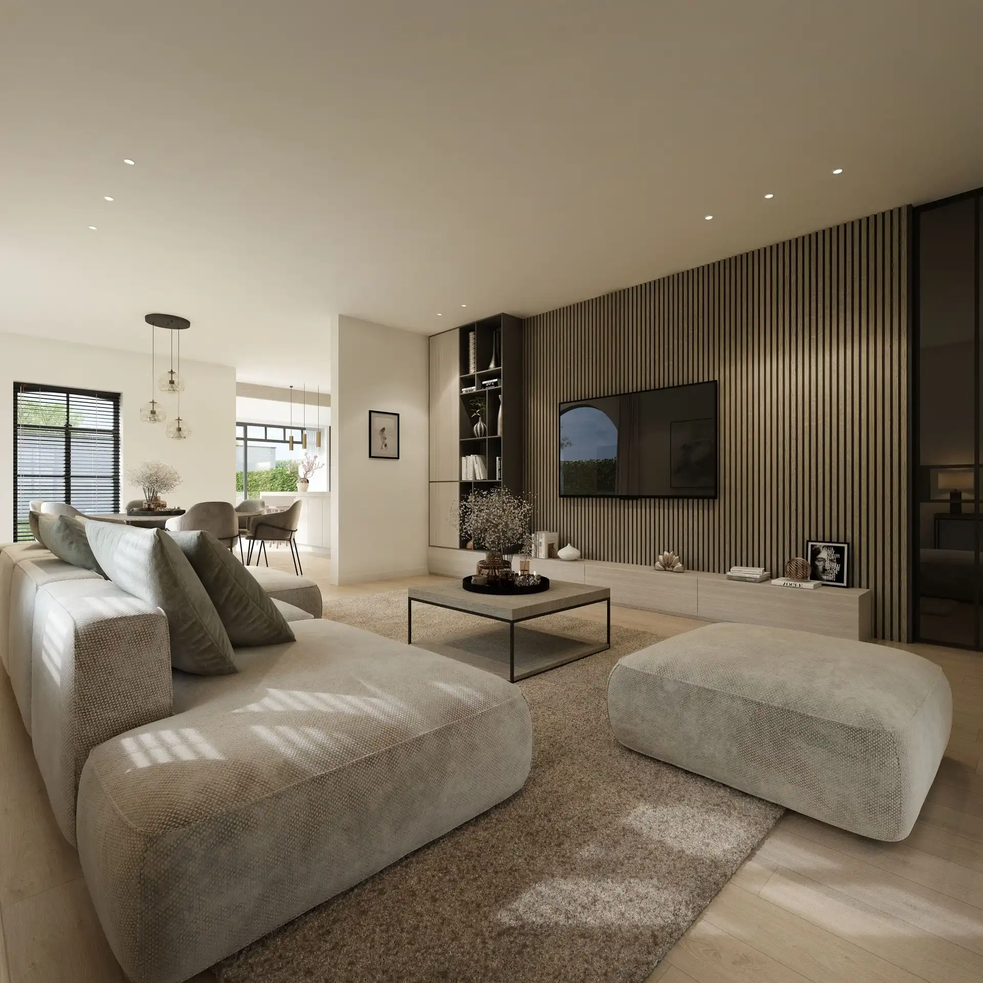 Half open nieuwbouwwoning - Landelijke stijl foto 4