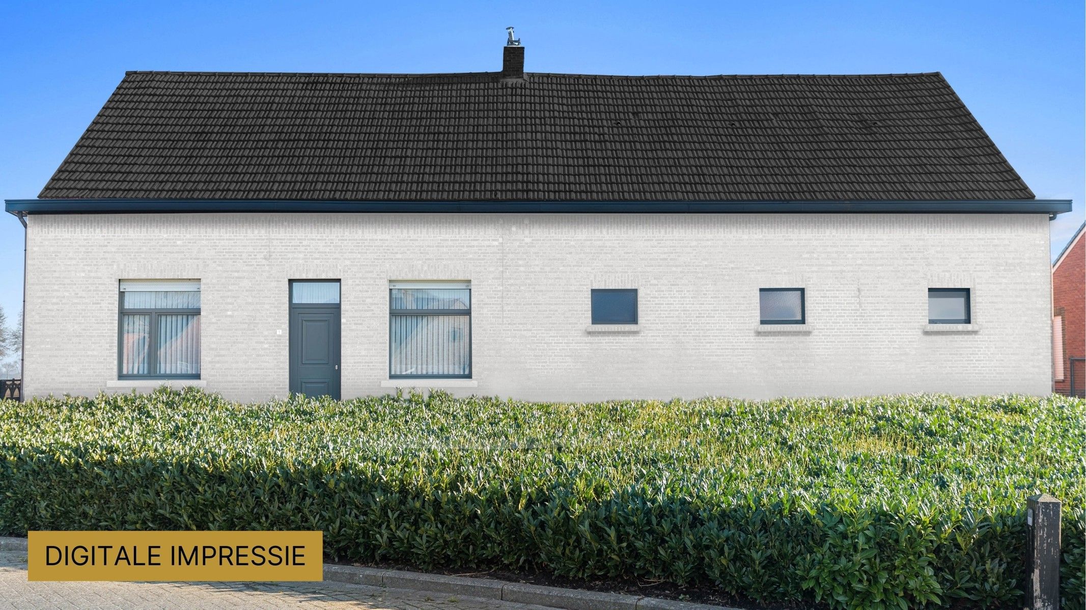 Te renoveren woning met vrij zicht over weilanden foto 4