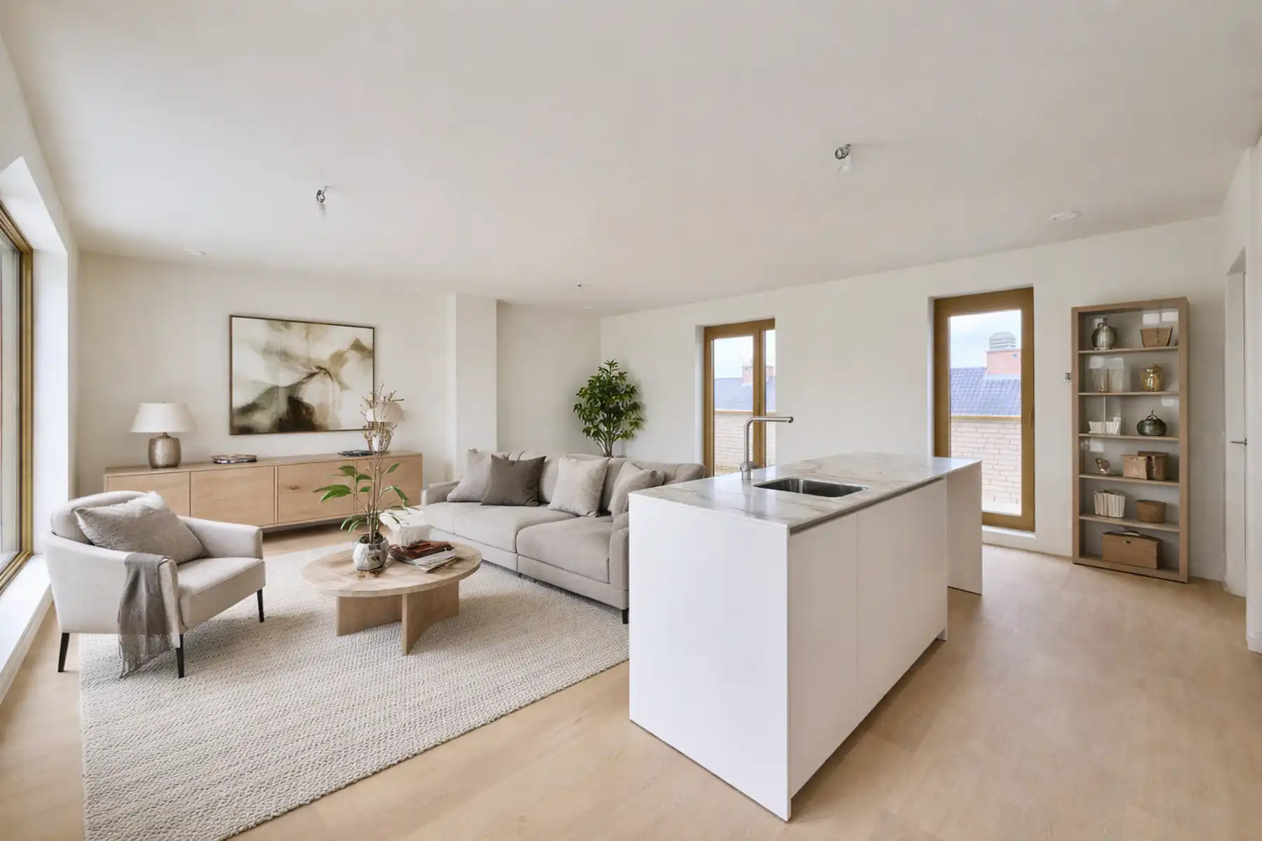 Instapklaar penthouse met 2 terrassen in het centrum foto {{pictureIndex}}