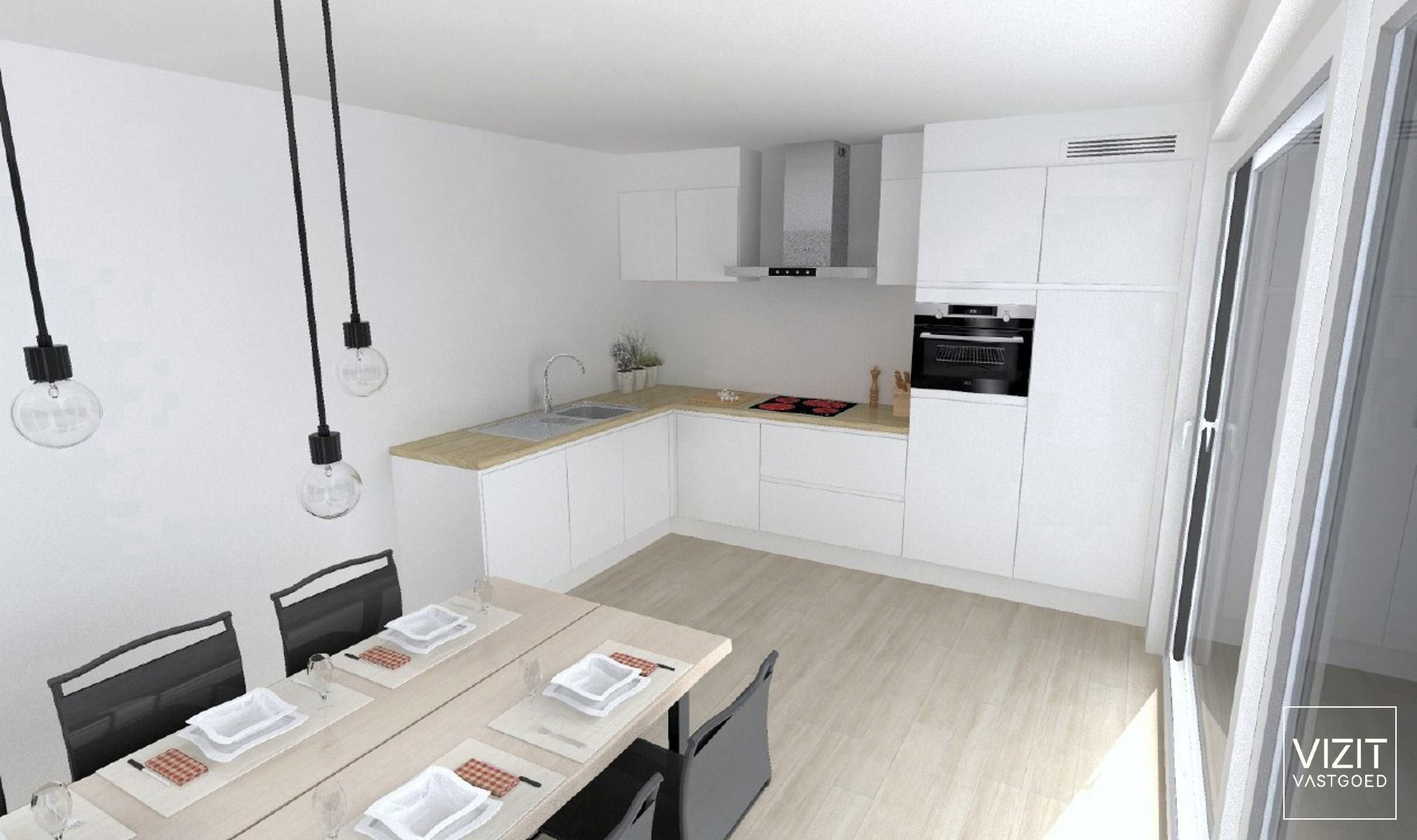 Ruim duplex appartement met 2 slaapkamers ruime terrassen foto 3
