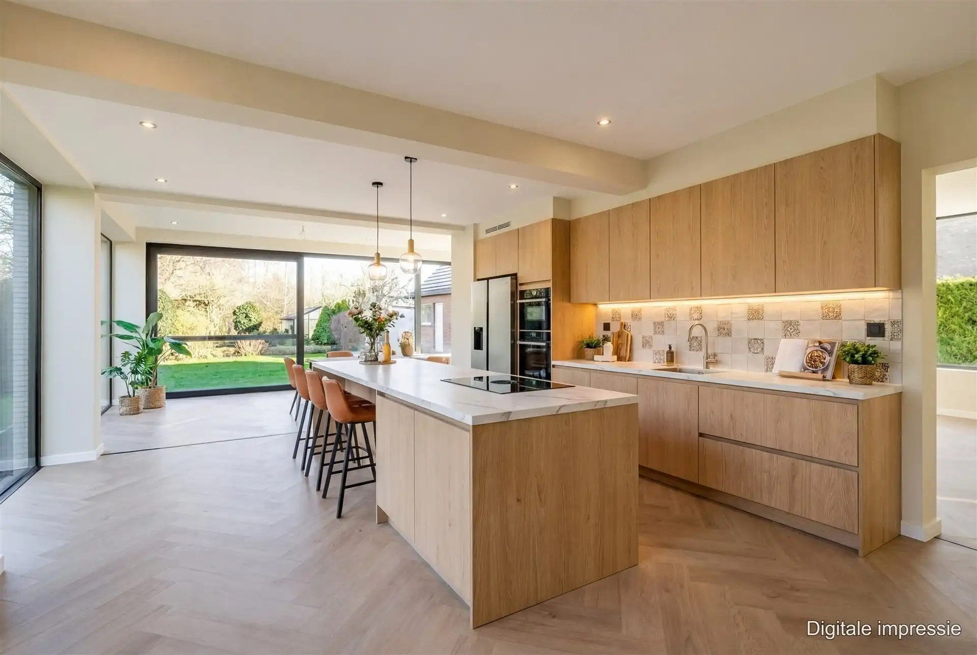 Exclusieve, energieneutrale villa met tuin en garage in Westrem foto 13