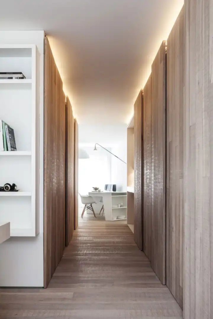 Uniek rolstoelvriendelijk en gemeubeld gelijkvloers appartement met terras dankzij hoogstaande architectuur  foto 19