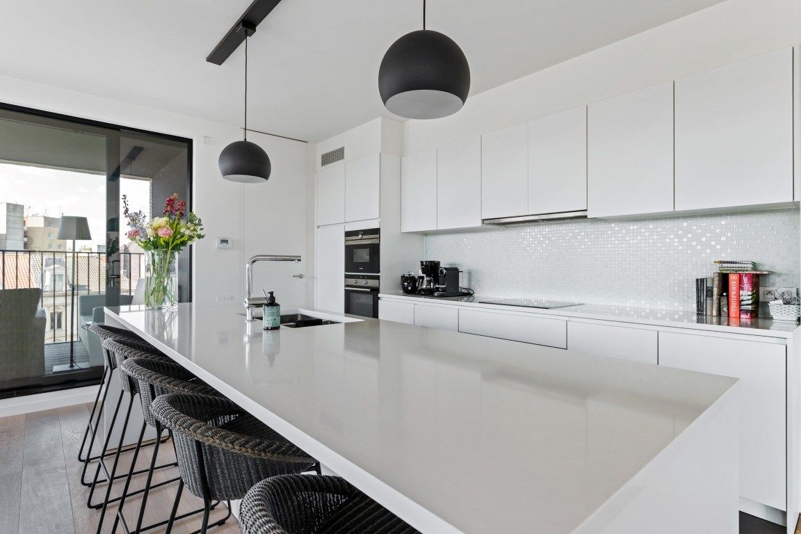 Mooi gelegen appartement langsheen het water met terrassen en parkeerplaats te Gent foto 6
