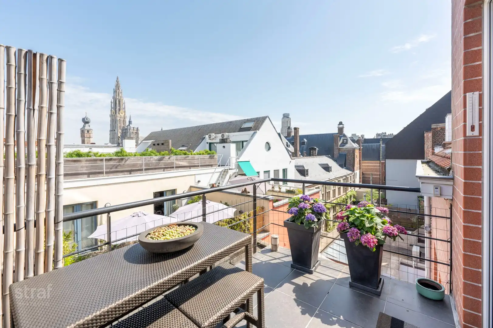 Penthouse met terras en zicht op de kathedraal in hartje Antwerpen foto 6