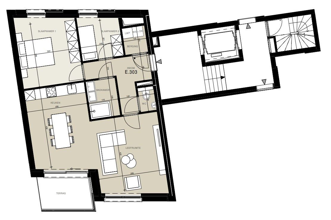 Gezellig nieuwbouwappartement met 2 slaapkamers op de Scheldekop. foto 16