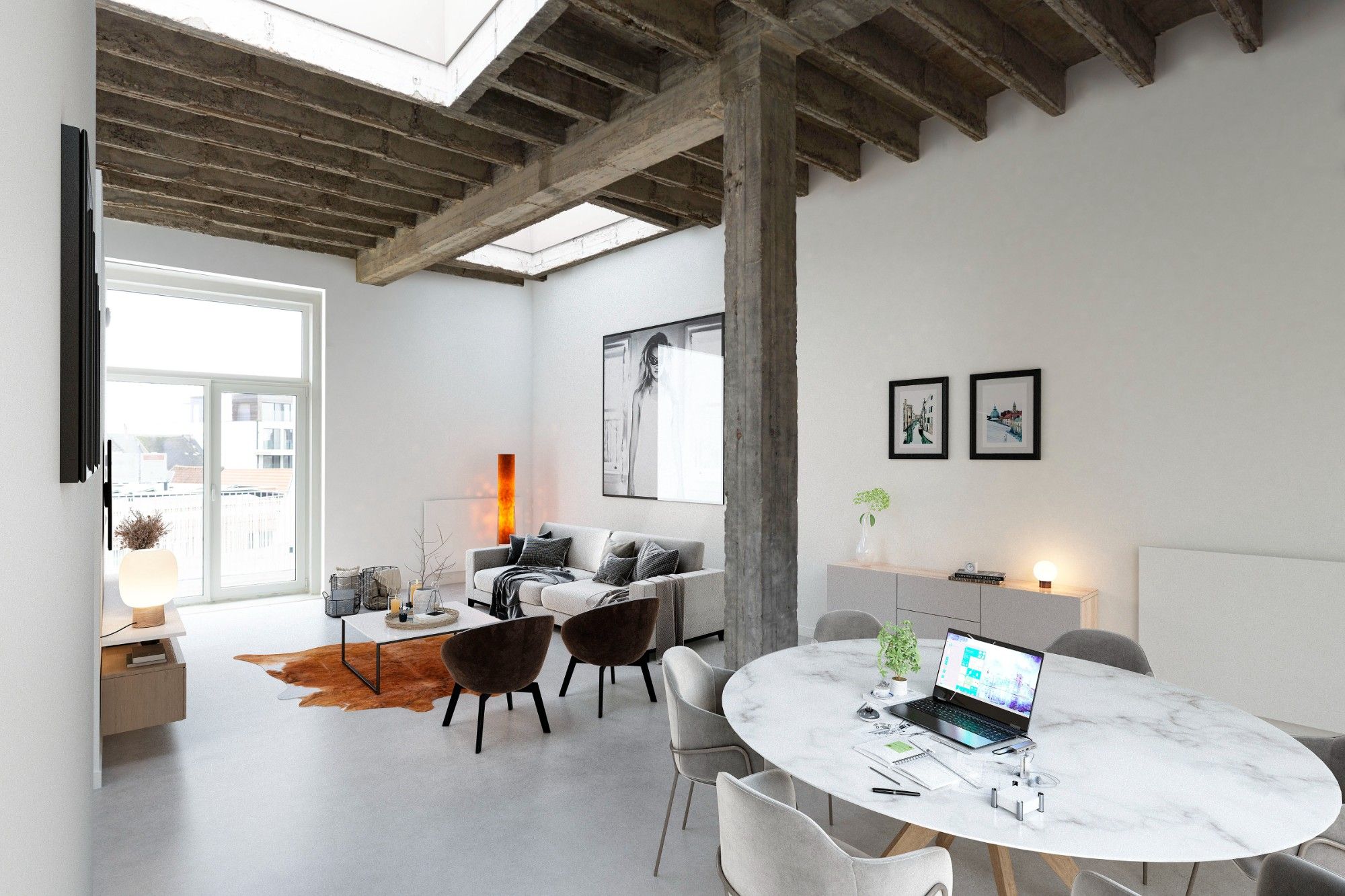 Exclusief loftappartement in het hart van Sint-Niklaas foto {{pictureIndex}}