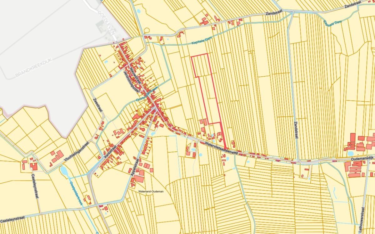 4,30 ha landbouwgrond vrij van pacht te koop te Sint-Laureins. foto 2