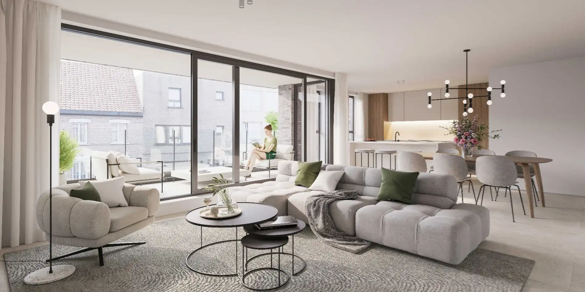 C2.3 - appartement met 2 slaapkamers, rustig gelegen nabij het centrum van Mol foto 8