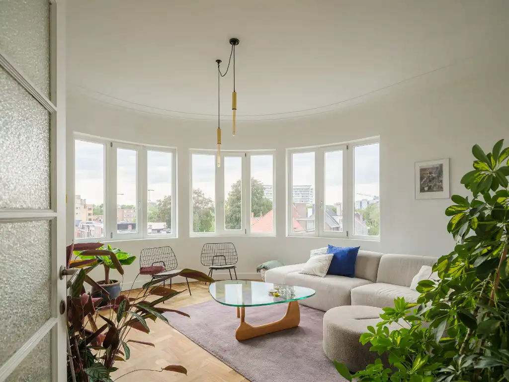 Architecturaal 3 slpk-appartement met prachtig zicht nabij het station Gent-Sint-Pieters foto 6