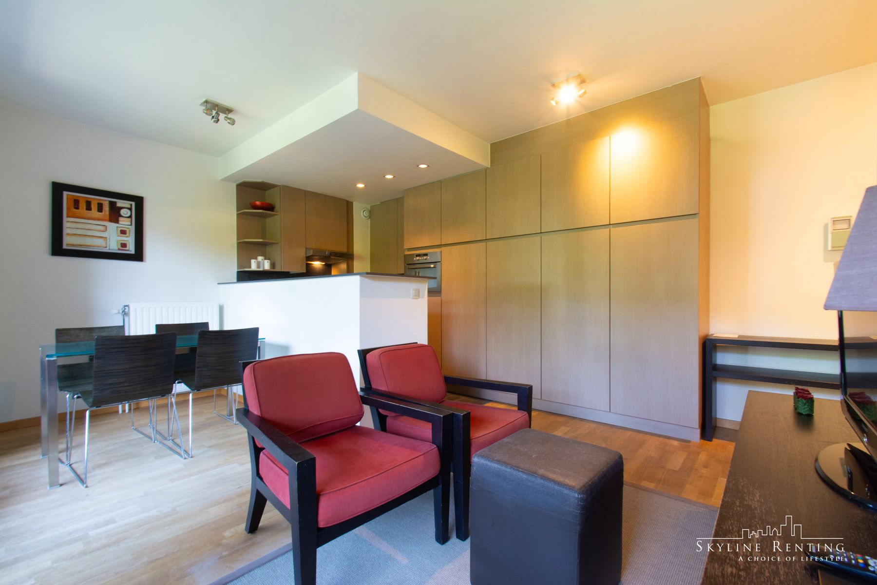 GEMEUBELDE studio met gedeelde TUIN (Val Duchesse) foto 2