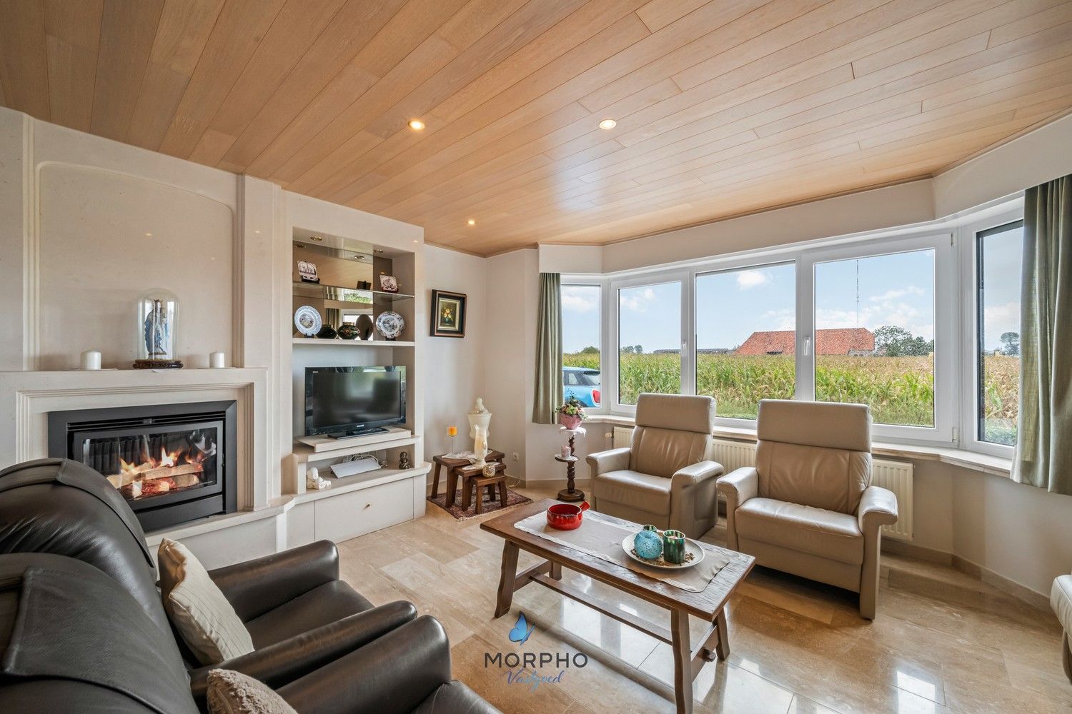 Landelijke villa te huur in Zwevezele met 2 slpks, tuin, privacy en prachtig uitzicht foto 6