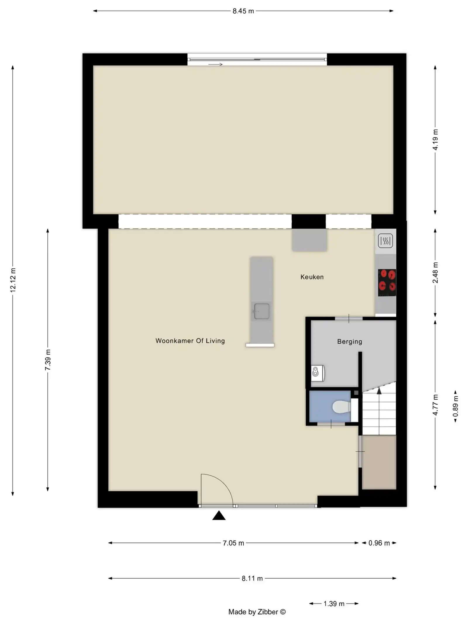 Duplex-appartement met 2 slaapkamers te koop foto 4