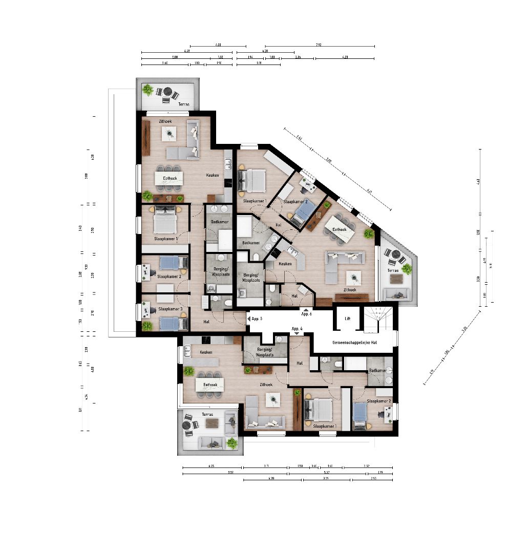 Residentie Hamveld - afgewerkte BEN-appartementen middenin het groen! foto 12