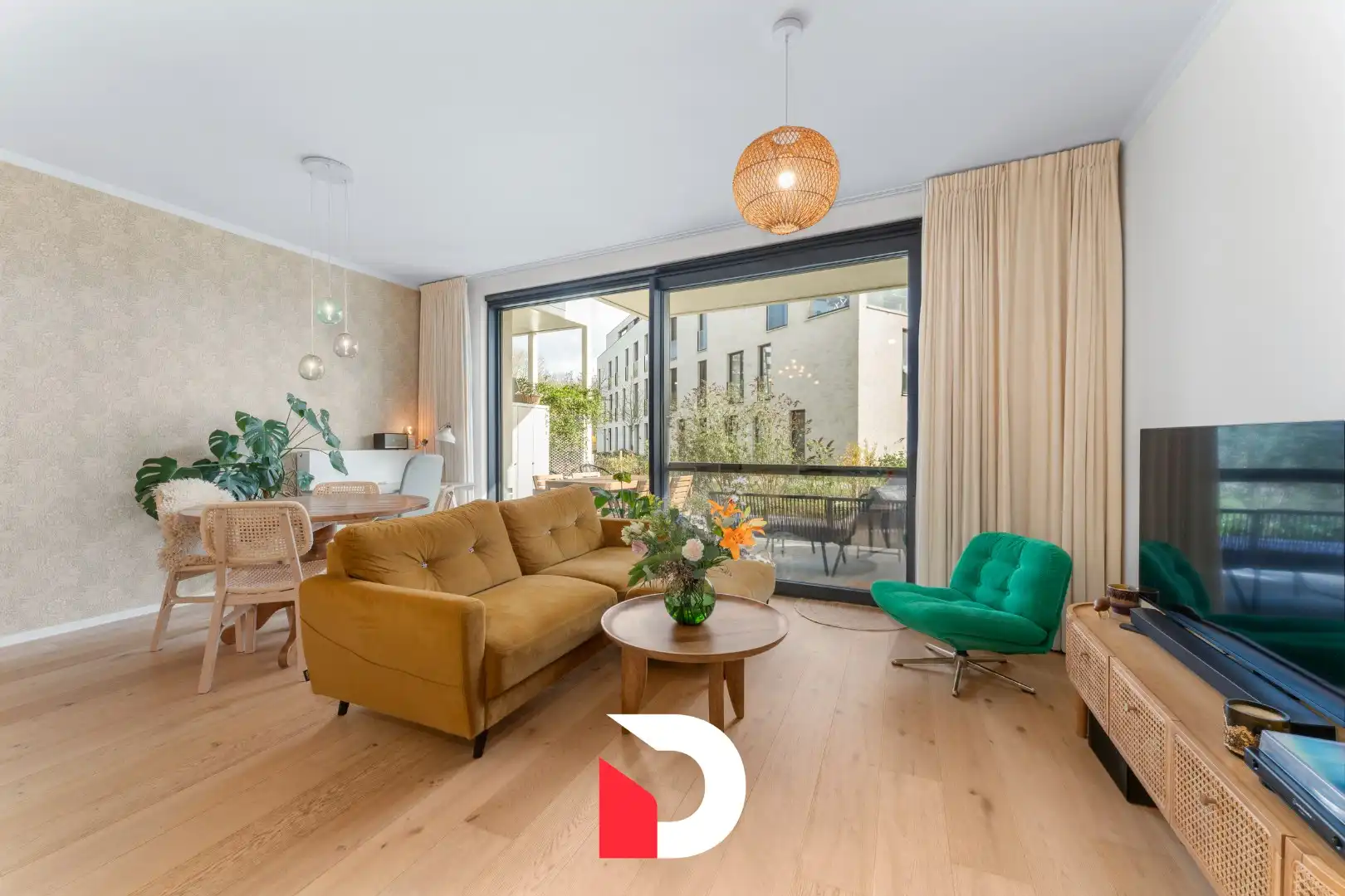 Hoogwaardig afgewerkt app met ruim zuidgericht terras in groene omgeving te Sint-Andries foto 5