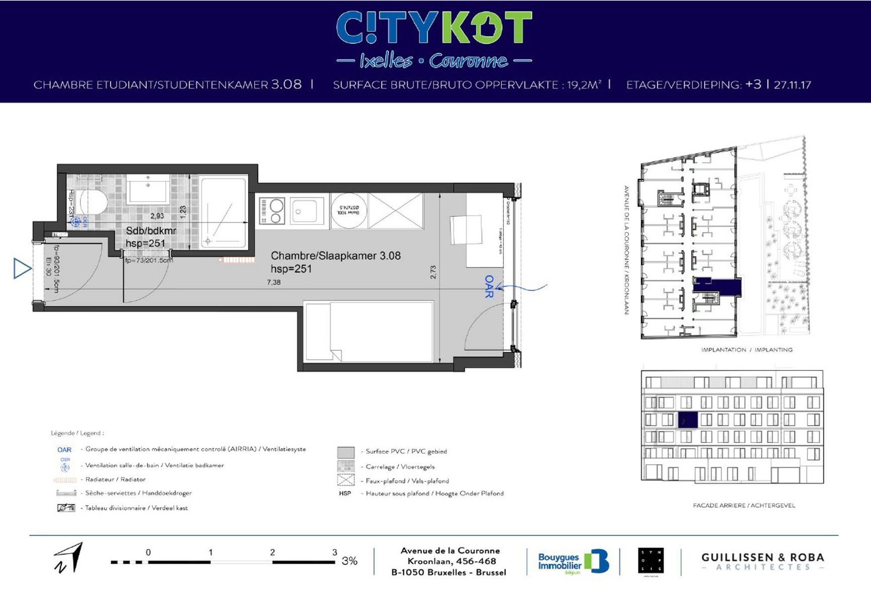 Geconventioneerde studentenstudio op toplocatie  foto 2