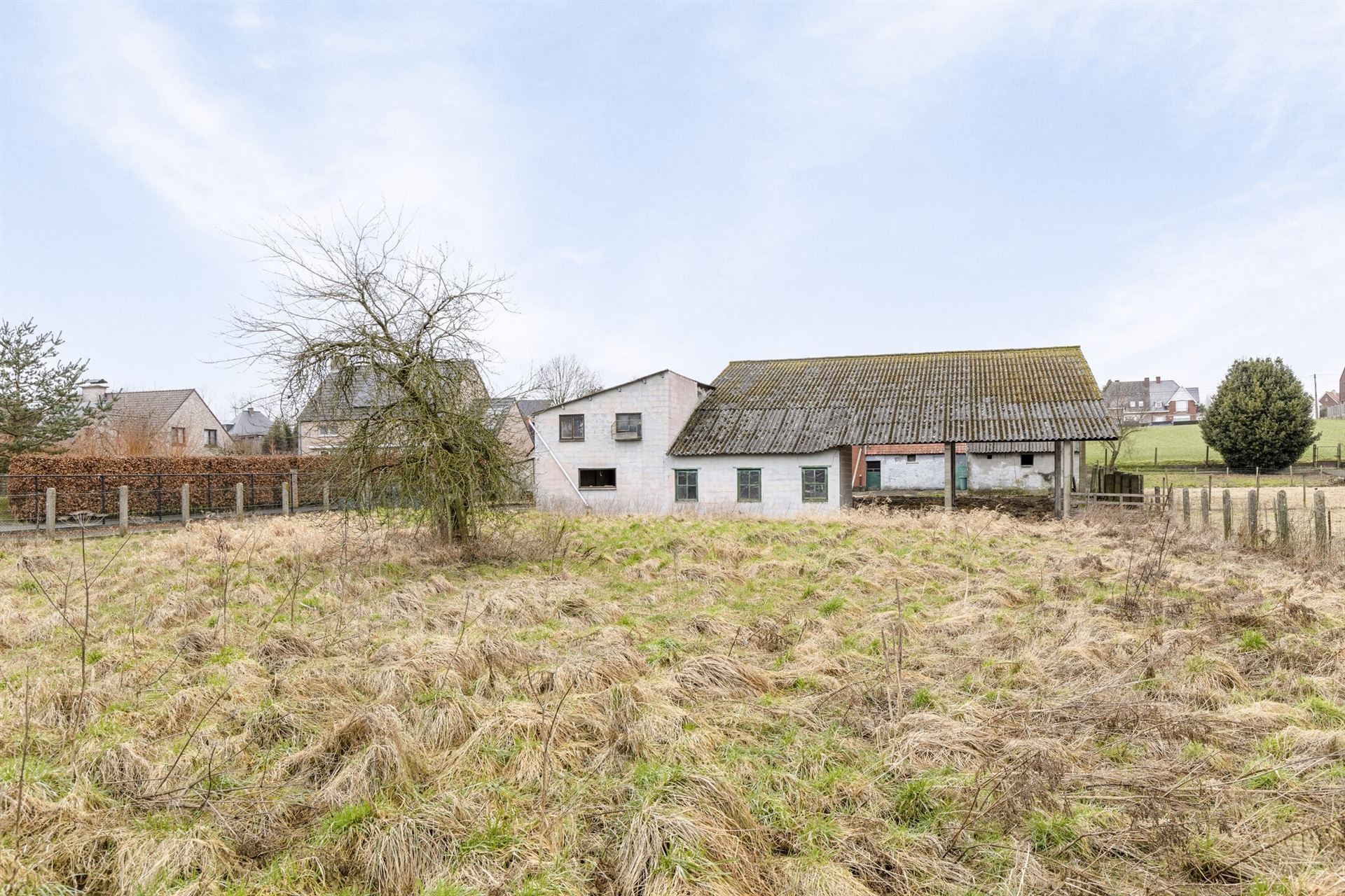 2129m² grond met bouwvallig hoevetje en bijgebouwen. foto 2