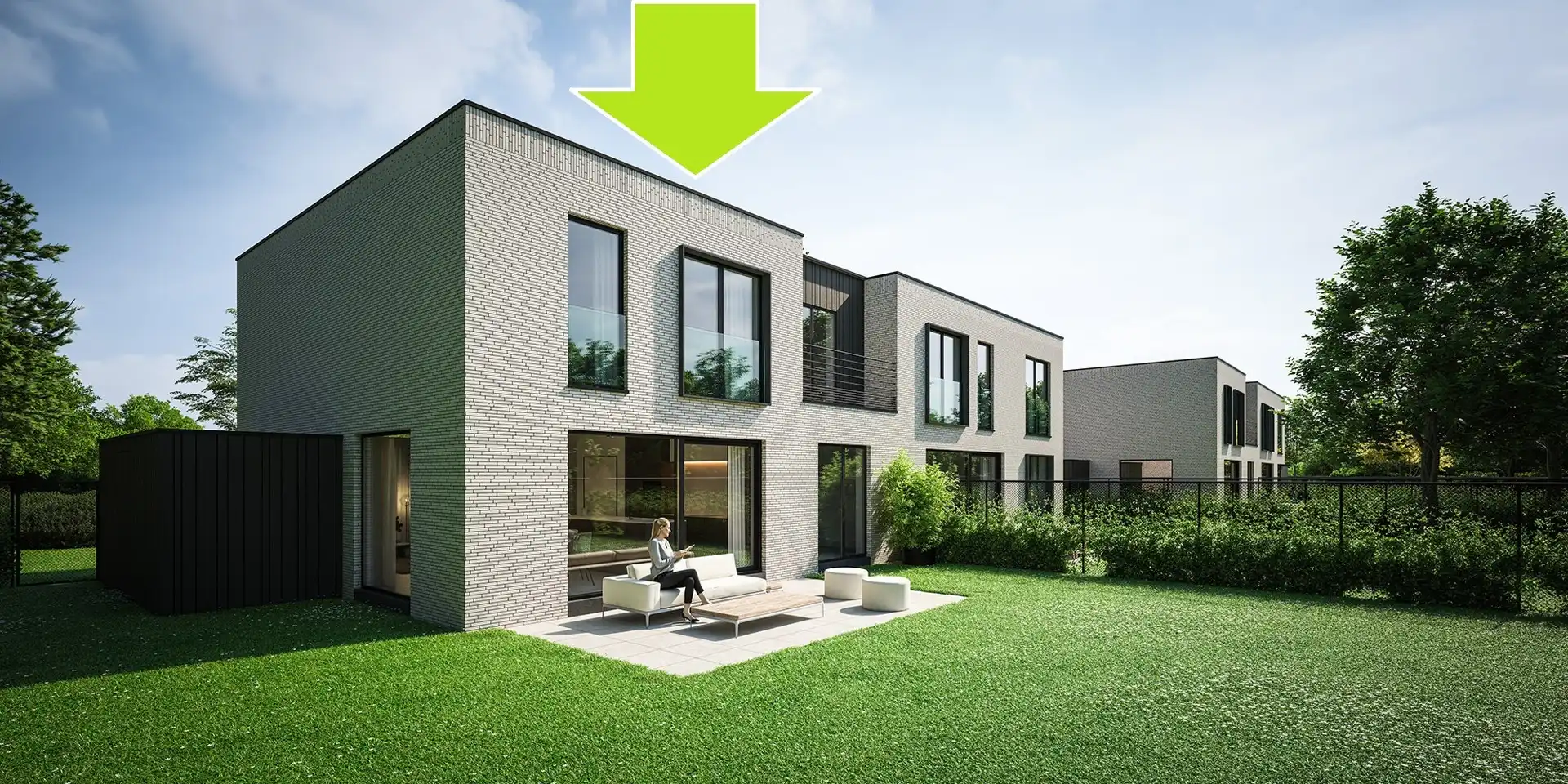 Nieuwbouwwoning op afgesloten domein foto 2