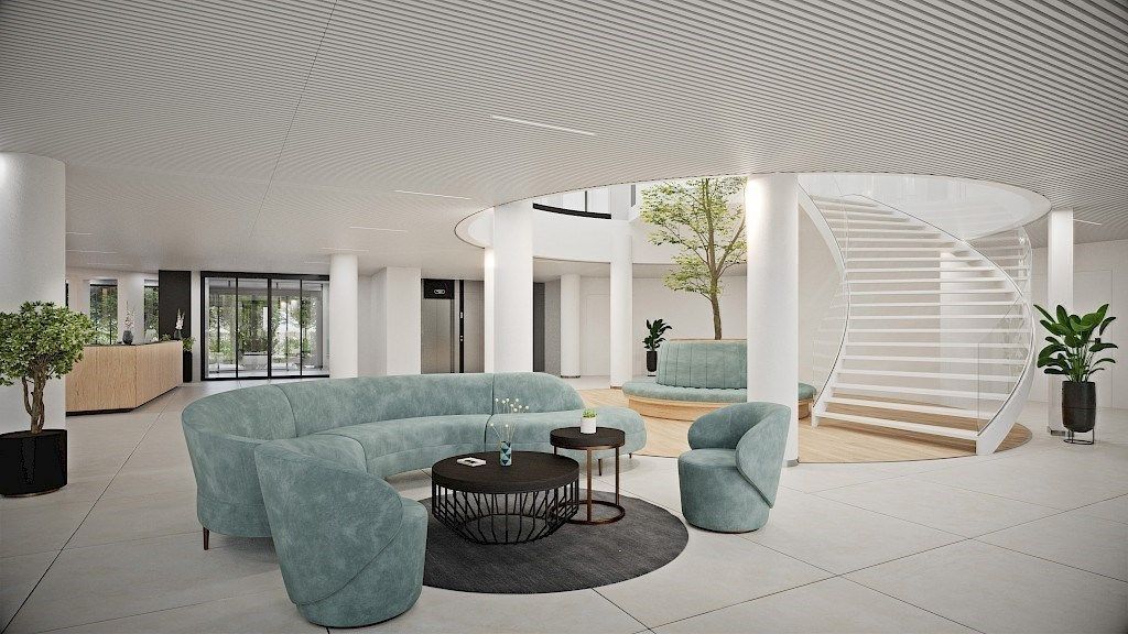 High-end kantoren te huur in duurzaam renovatieproject  The Curve aan E40 in Drongen foto 3