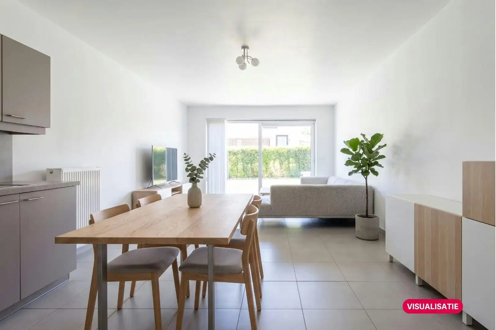 Gelijkvloers appartement met tuin te koop op rustige locatie foto 3