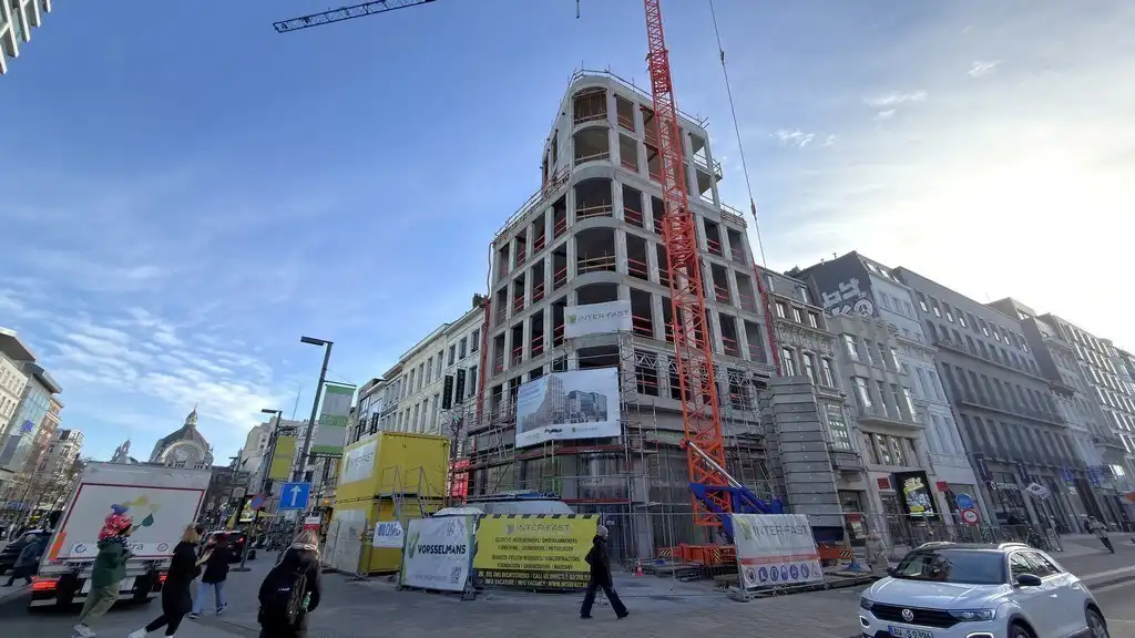 Nieuwbouw duplexkantoor te huur op De Keyserlei Antwerpen foto 8